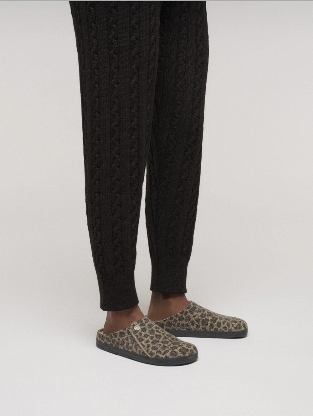 Birkenstock Zermatt Wool Felt Leopard EU Size 41 - Picture 2 of 7